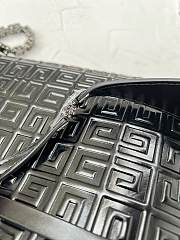 Givenchy Black Logo-embossed Leather Shoulder Bag Size 27x27x6 cm - 3