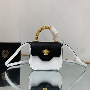 Versace La Medusa Small Handbag in Leather Size 16x6x12 cm