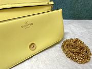 Valentino Small VLogo Crossbody Yellow Bag Size 27x13x6 cm - 6