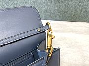 Valentino Small VLogo Crossbody Blue Bag Size 27x13x6 cm - 6