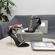 Tom Ford Padlock Chain Black patent heels - 5