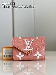 LV VICTORINE WALLET ROSE TRIANON Size 12x9.5x1.5 cm - 1