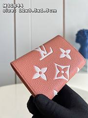 LV VICTORINE WALLET ROSE TRIANON Size 12x9.5x1.5 cm - 3