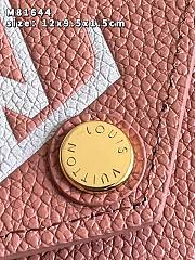 LV VICTORINE WALLET ROSE TRIANON Size 12x9.5x1.5 cm - 2