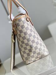 Louis Vuitton Neverfull PM Damier Azur N41362 Pink Size 29 x 22 x 13 cm - 4