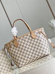 Louis Vuitton Neverfull PM Damier Azur N41362 Pink Size 29 x 22 x 13 cm - 5