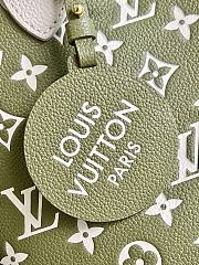 Louis Vuitton MM Neverfull Green Size 31x28x14 cm - 6