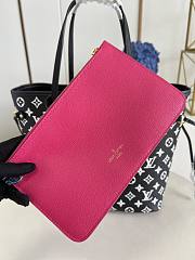 Louis Vuitton MM Neverfull Pink&Black Size 31x28x14 cm - 4