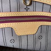 Louis Vuitton Graceful PM Handbag In White M40352 Size 46x30x13 cm - 6