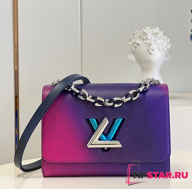 Louis Vuitton Twist PM bag epi Blue 90123243 Size 23x17x9.5 cm - 1
