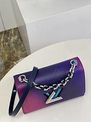 Louis Vuitton Twist PM bag epi Blue 90123243 Size 23x17x9.5 cm - 5