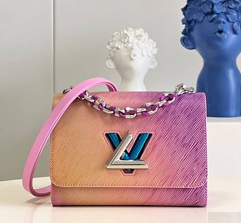 Louis Vuitton Twist PM bag epi Pink 90123243 Size 23x17x9.5 cm