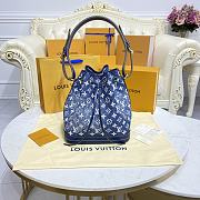 Louis Vuitton Petite Noe Denim Jacquard Bag Size 25 x 28.5 x 20 cm - 1