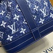 Louis Vuitton Petite Noe Denim Jacquard Bag Size 25 x 28.5 x 20 cm - 6