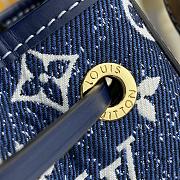 Louis Vuitton Petite Noe Denim Jacquard Bag Size 25 x 28.5 x 20 cm - 3