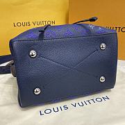 Louis Vuitton Muria Monogram pattern in the navy-blue calfskin Size 25x20x25 cm - 3