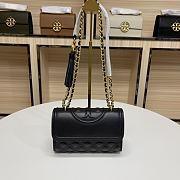 TORY BURCH Fleming Small Convertible Shoulder Bag in Leather Size 21x13x6 cm - 1