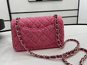 Chanel Woolen CF Pink Size 20x12x6 cm - 4