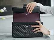 Chanel Flap Bag Cowhide Black Size 28 cm - 4