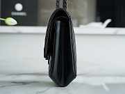Chanel Flap Bag Cowhide Black Size 28 cm - 3