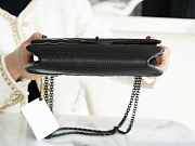 Chanel Flap Bag Cowhide Black Size 24 cm - 4