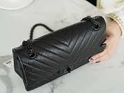 Chanel Flap Bag Cowhide Black Size 24 cm - 5