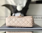 Chanel Mini Flap Bag Cream Size 13×20×7 cm - 5