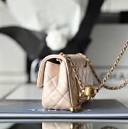 Chanel Mini Flap Bag Cream Size 13×20×7 cm - 6
