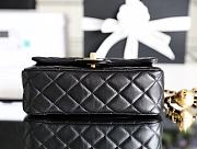 Chanel Mini Flap Bag Black Size 13×20×7 cm - 5