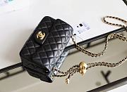 Chanel Mini Flap Bag Black Size 13×20×7 cm - 3