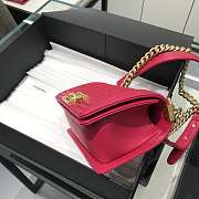 Chanel Boy Bag Caviar Pink Size 20 cm - 4