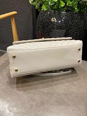 Chanel Coco Cheveron Cream Gold Hardware Size 18×29×12 cm - 3