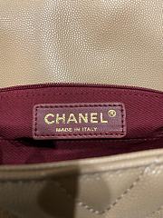 Chanel Coco Cheveron Beige Gold Hardware Size 18×29×12 cm - 4