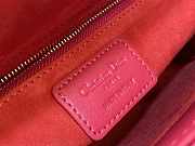 Dior Lady Small Pink Cannage Lambskin Size 20cm - 4