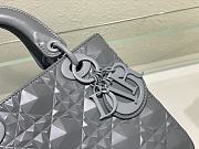 DIOR Small Lady MyABC Dior Bag Grey Size 20x16.5x8 cm - 4