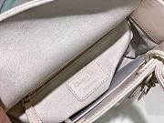 DIOR Small Lady MyABC Dior Bag White Size 20x16.5x8 cm - 4