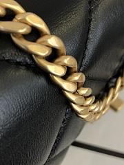Chanel Mini Square Flap Bag Back Size 18x12x5 cm - 4