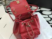  Chanel Backpack Duma Red Size 18×18×12 cm - 5