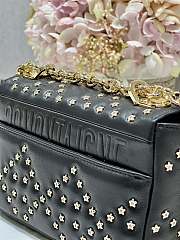 Dior Caro Small Bag Black Lucky Star Cannage Lambskin 20x12x7 cm - 5