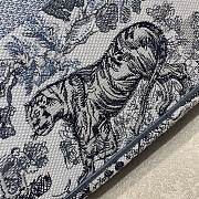 Dior Large Book Tote Blue Gradient Toile de Jouy Embroidery - 42x35x18 cm - 3