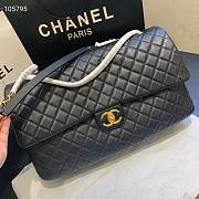 Chanel Travel flap bag large jumbo black Size 46x29x17 cm - 1