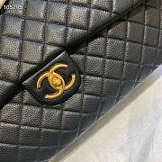Chanel Travel flap bag large jumbo black Size 46x29x17 cm - 6