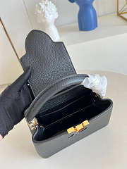 Louis Vuitton Capucines Mini Black Size 21x14x8 cm - 4