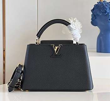 Louis Vuitton Capucines BB Black Size 27 x 18 x 9 cm