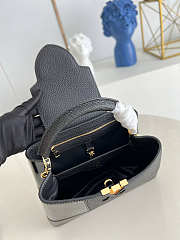 Louis Vuitton Capucines BB Black Bag Size 27 x 18 x 9 cm - 5