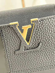 Louis Vuitton Capucines Mini Black Bag Size 21 x 14 x 8 cm - 2
