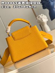 Louis Vuitton Capucines BB Yellow Size 27x18x9 cm - 6