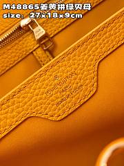 Louis Vuitton Capucines BB Yellow Size 27x18x9 cm - 5