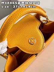 Louis Vuitton Capucines BB Yellow Size 27x18x9 cm - 3