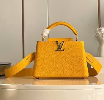 Louis Vuitton Capucines BB Yellow Size 27x18x9 cm